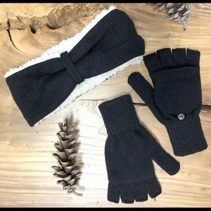 Bearpaw headband and glove set